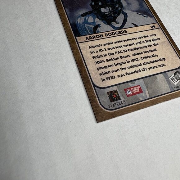 RARE 2005 Press Pass SE Aaron Rodgers Old School #17/27 RC ROOKIE CARD VTG - Picture 5 of 7